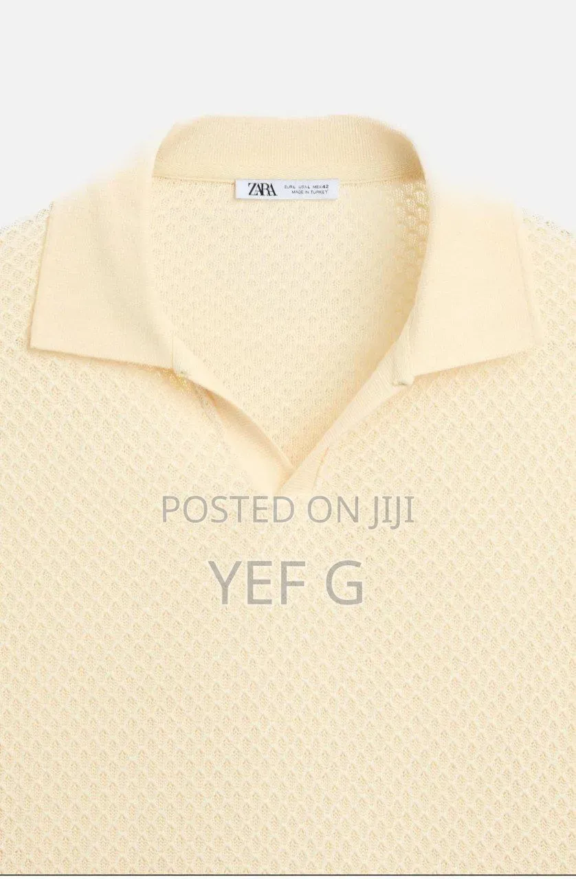 Knitted Polo Shirt From Zara