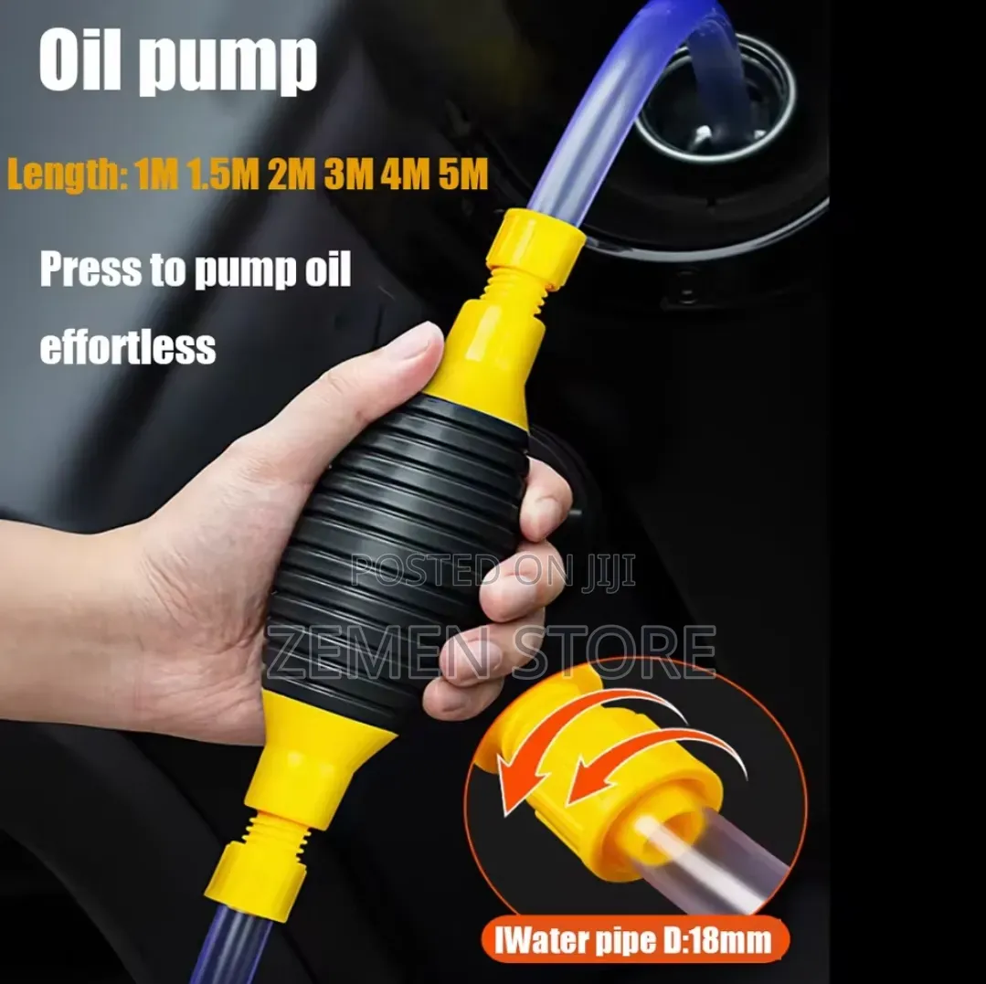 Universal Manual Fuel Liquid Transfer Pump With 2m Heavy-Duty Hose
