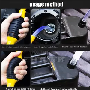 Universal Manual Fuel Liquid Transfer Pump With 2m Heavy-Duty Hose