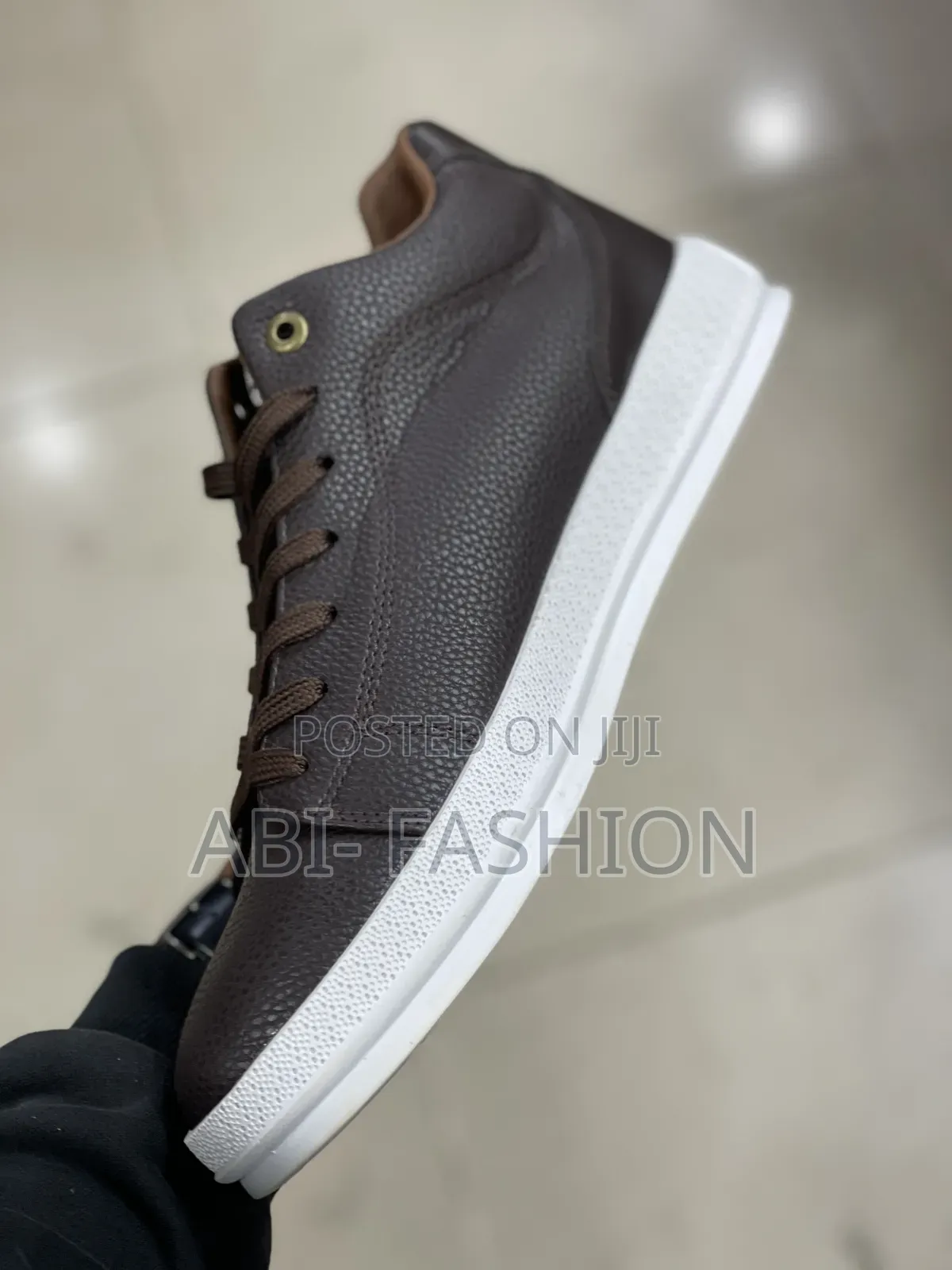 Brown Timberland Mid High White Sole