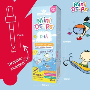 Kids Fish Oil (3months to 5 Years)- Omega-3 High in Dha and Epa (50ml)