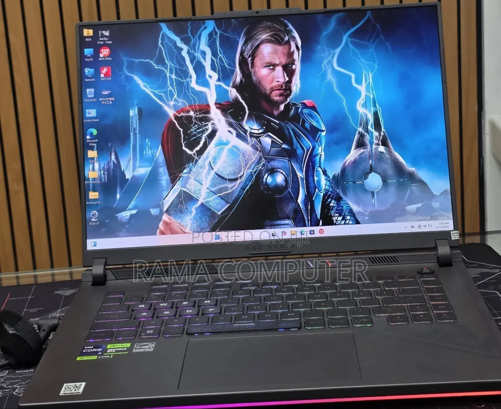 New Laptop Asus ROG Strix G16 16GB Intel Core i9 SSD 1T