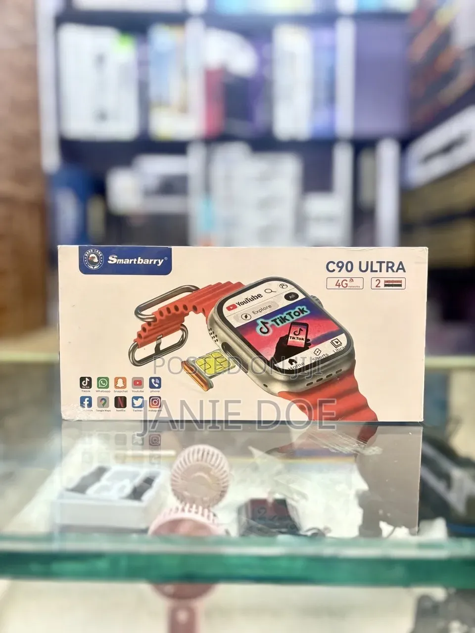 ሲም የሚወስድ ስማርት ሰአት Smart Watch4g 64/4 Storage
