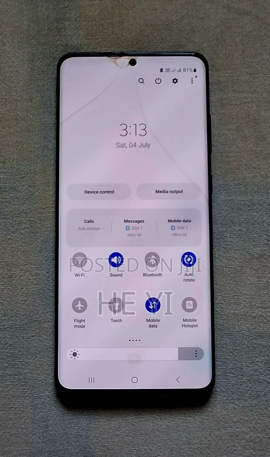 Samsung Galaxy S20 Ultra 5G 128 GB Black