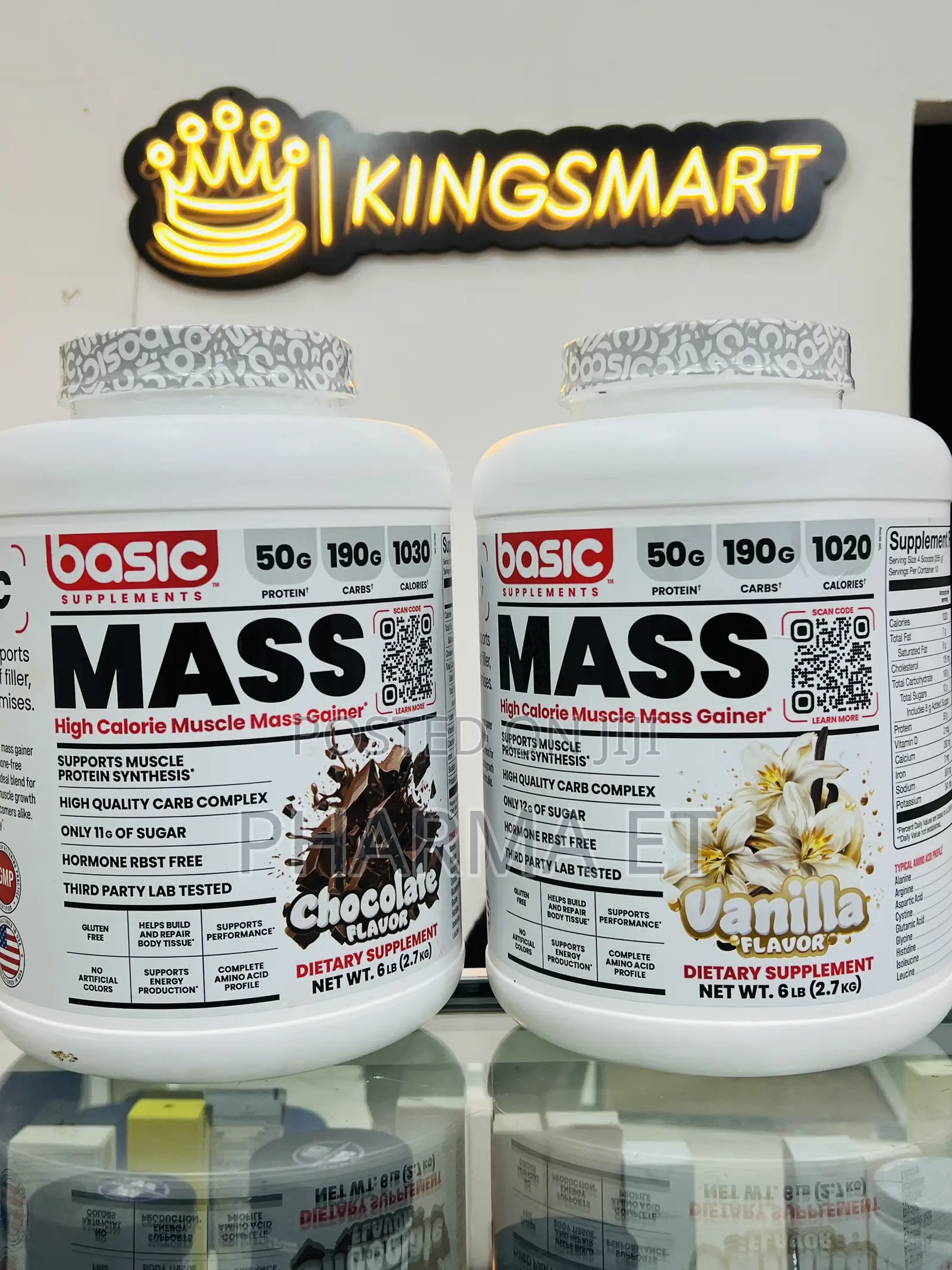High Protein and High Calorie Weight Gainer 2.27kg Basic Mass