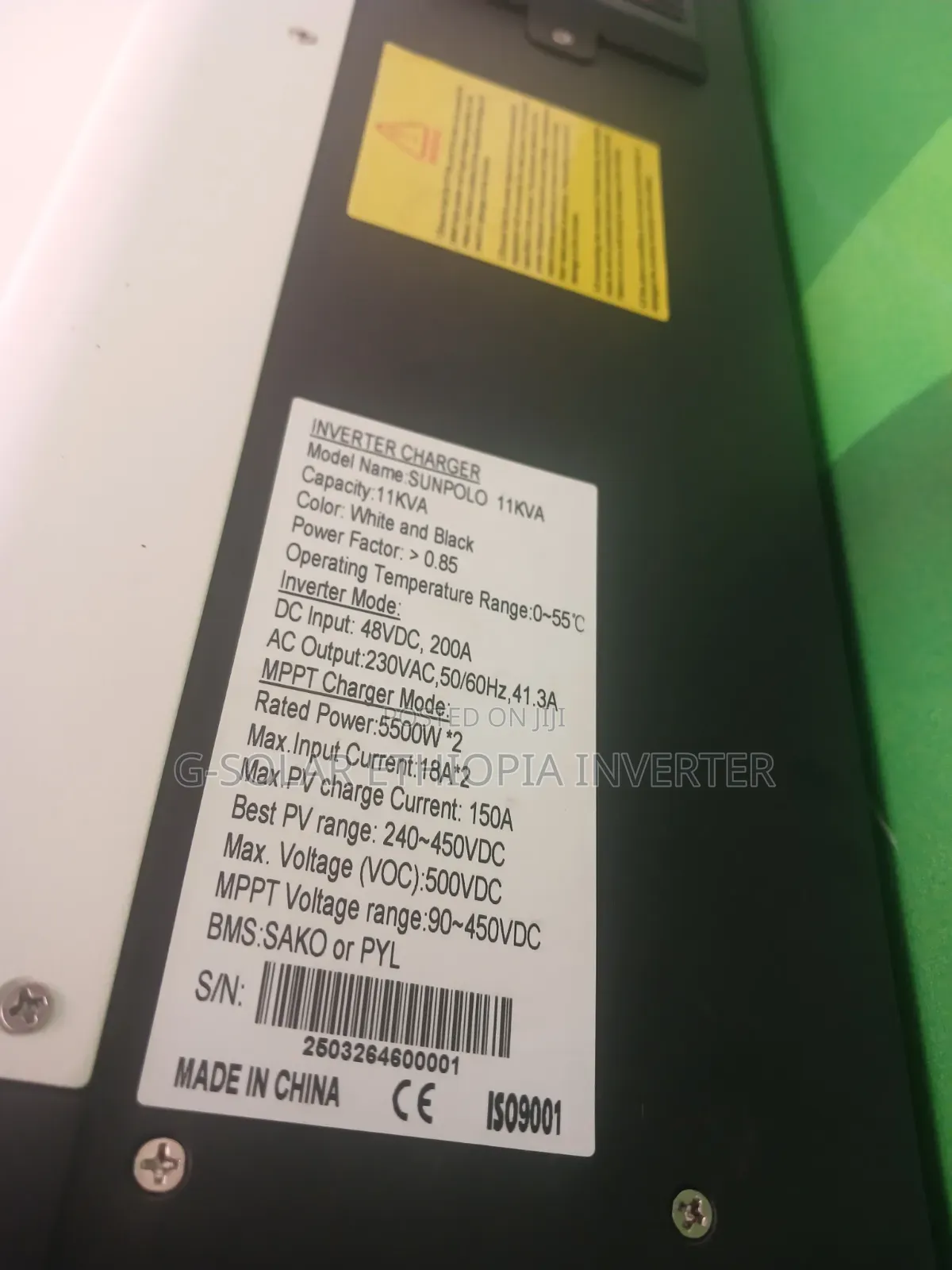 11kw Hybrid Inverter+ 5.12kwh*2pcs Battery