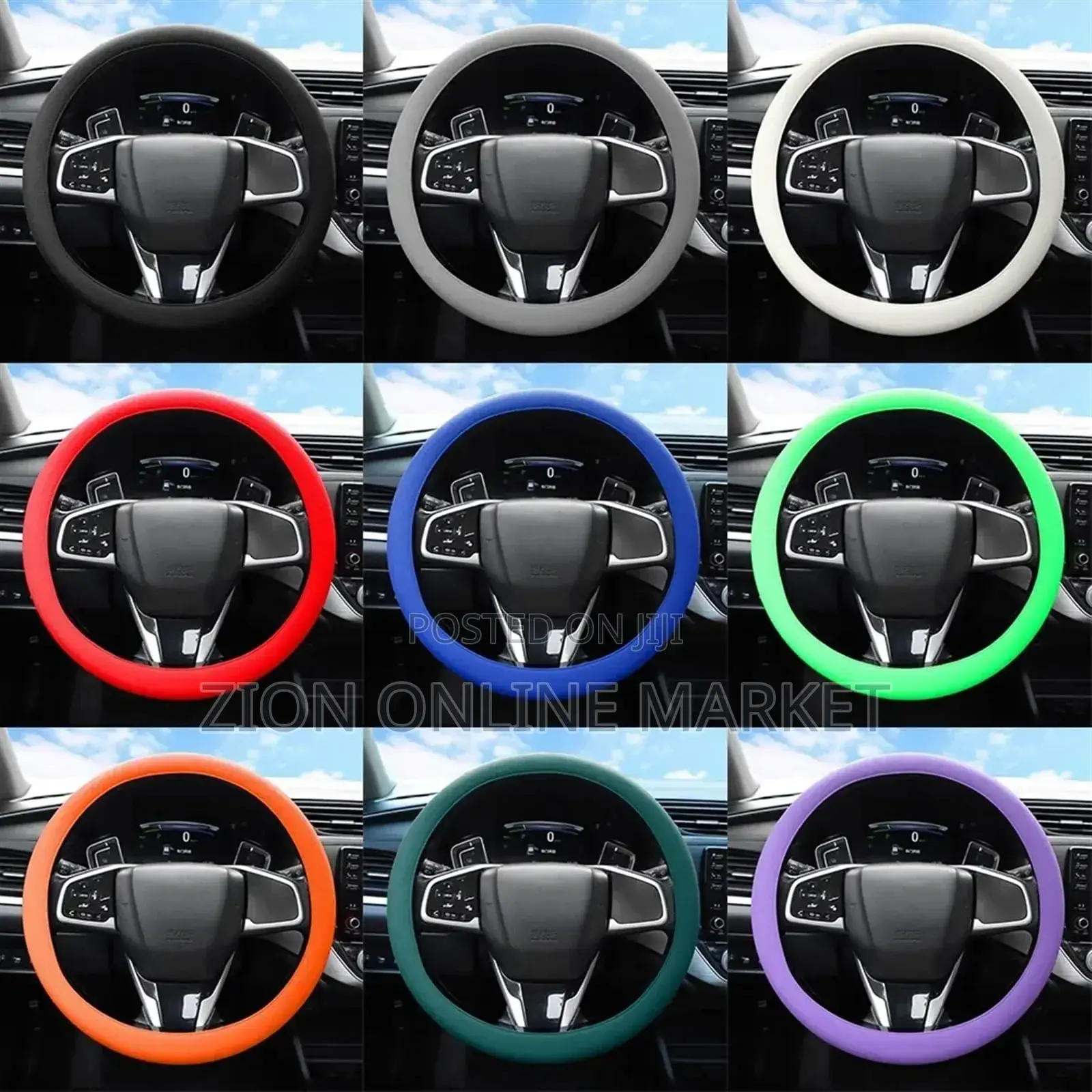 ​ የሲሊከን መኪና መሪ ልብስ (Silicone Car Steering Wheel Cover)