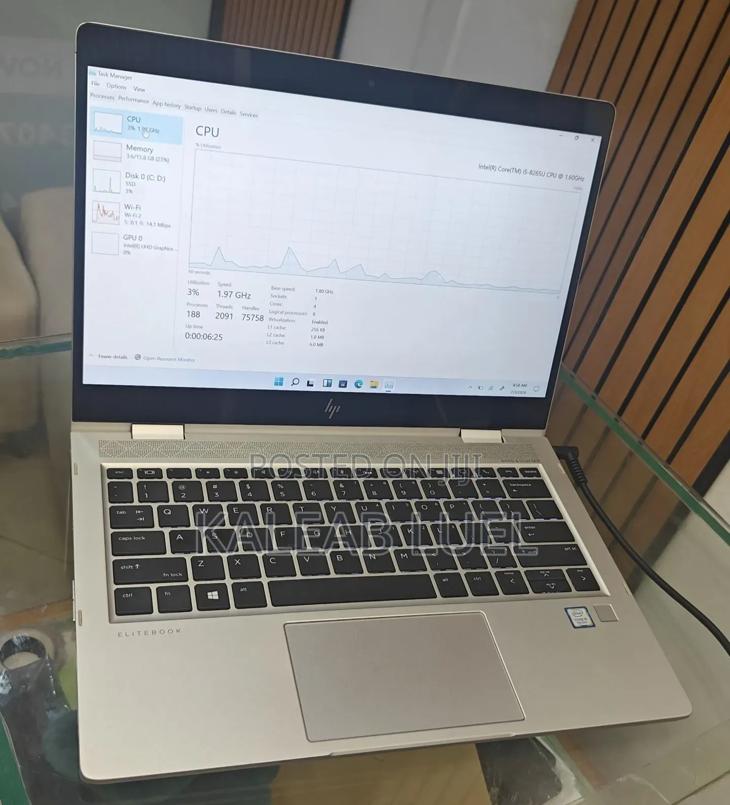 New Laptop HP EliteBook 830 G6 16GB Intel Core i5 SSD 512GB