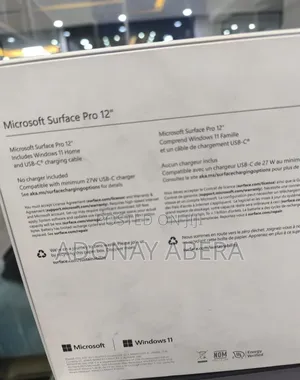New Laptop Microsoft Surface Pro Copilot+ PC 12 16GB SSD 512GB