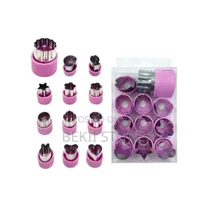 Vegetable Fruit Shape Cutter 12 PCS