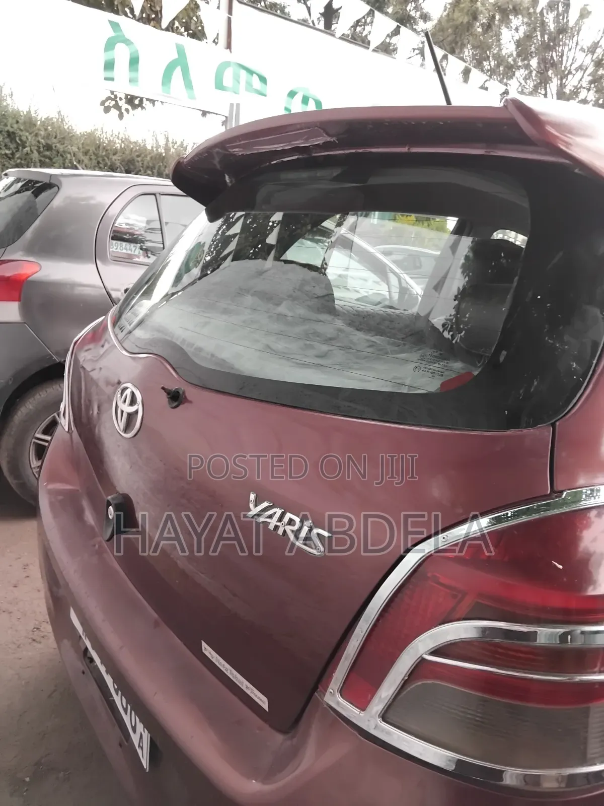 Toyota Yaris 2010 Burgundy
