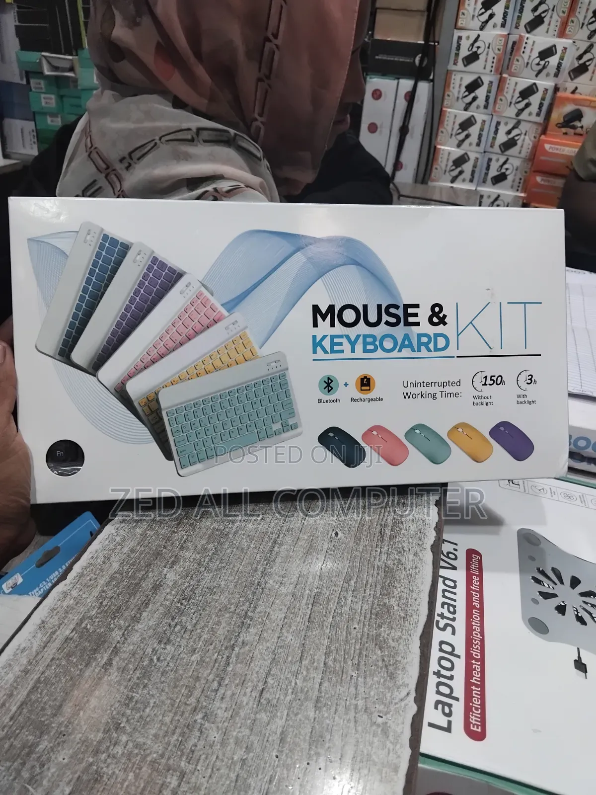 Mouse and Key Board Kit Bluetooth Rechargable