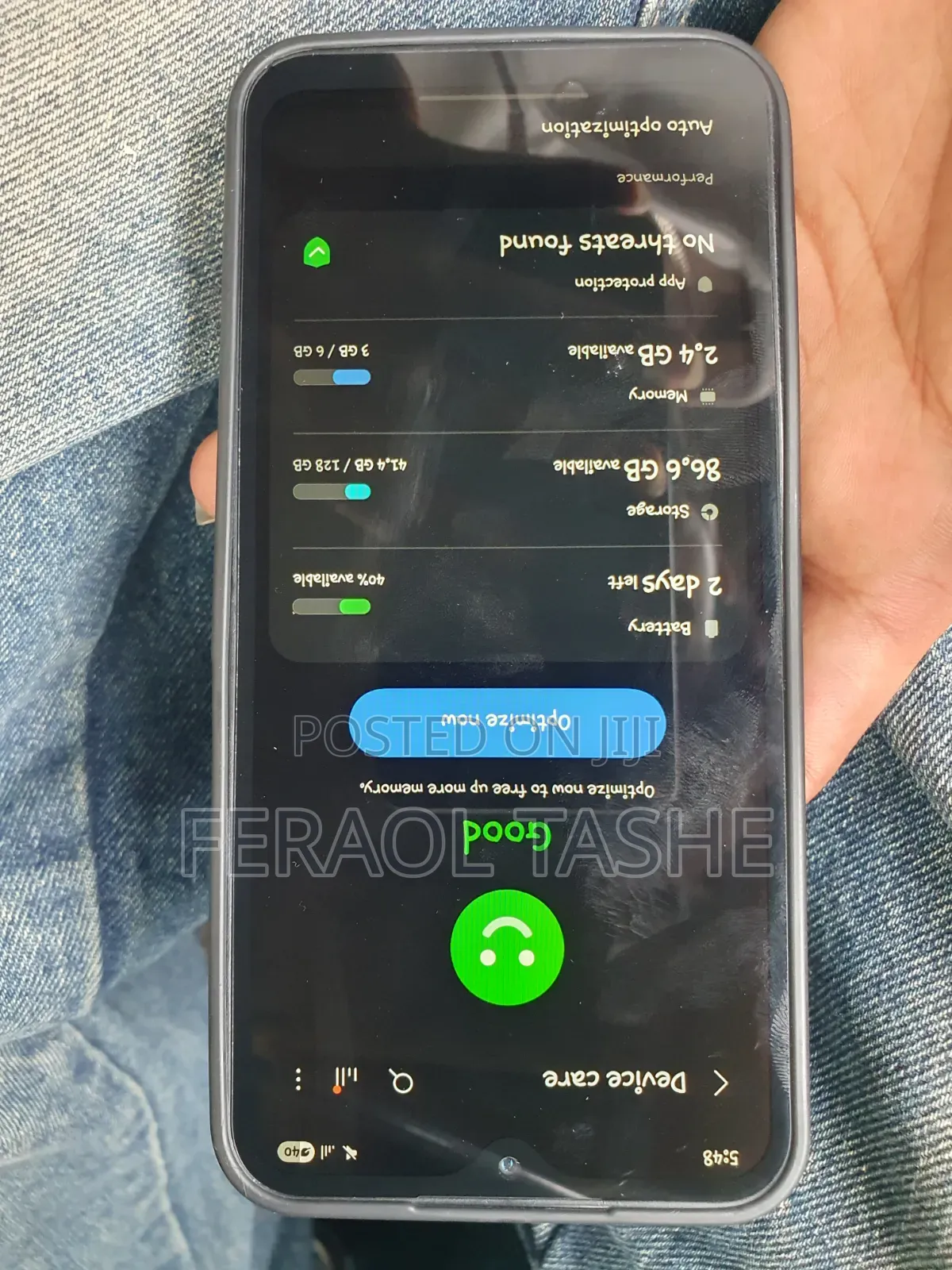 New Samsung Galaxy F15 128 GB Blue