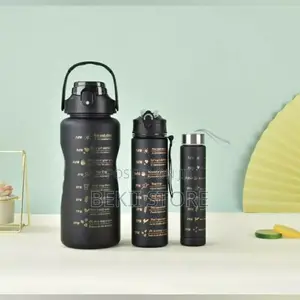 3 in 1 Colorful Water Bottle Set