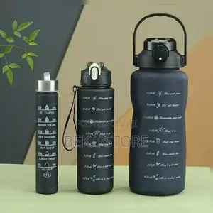 3 in 1 Colorful Water Bottle Set