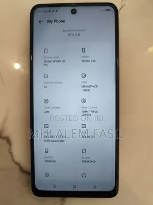 Tecno Spark 20 256 GB Black