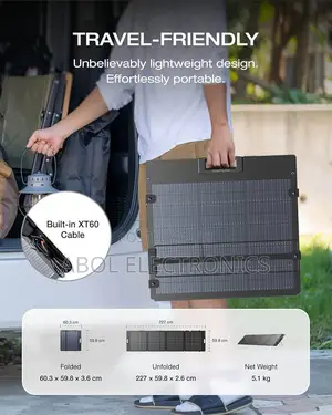 Ecoflow 400w Rigid Solar Panel (High-Efficiency Monocrystalline)
