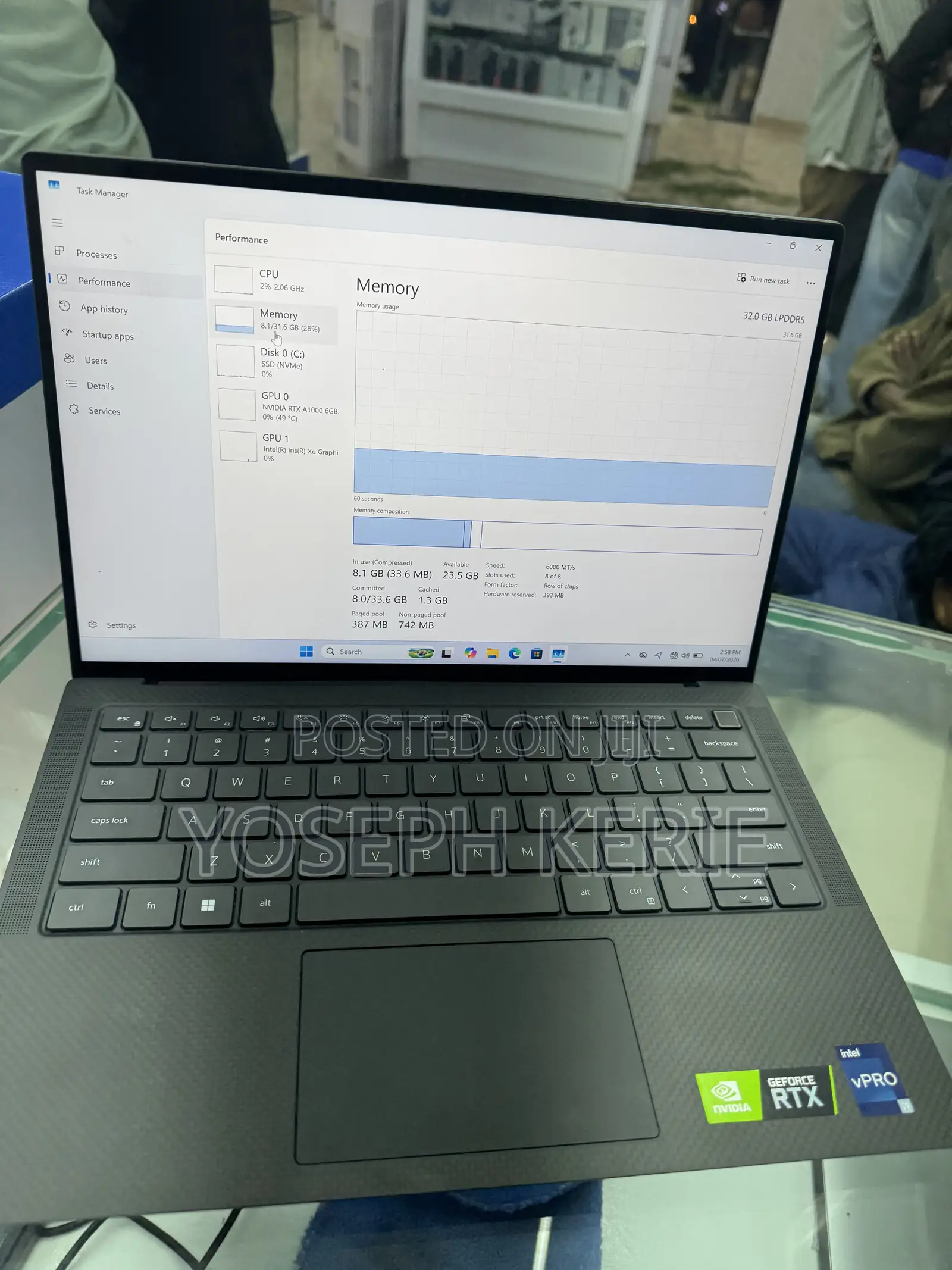 New Laptop Dell Precision 3580 32GB Intel Core i9 SSD 512GB