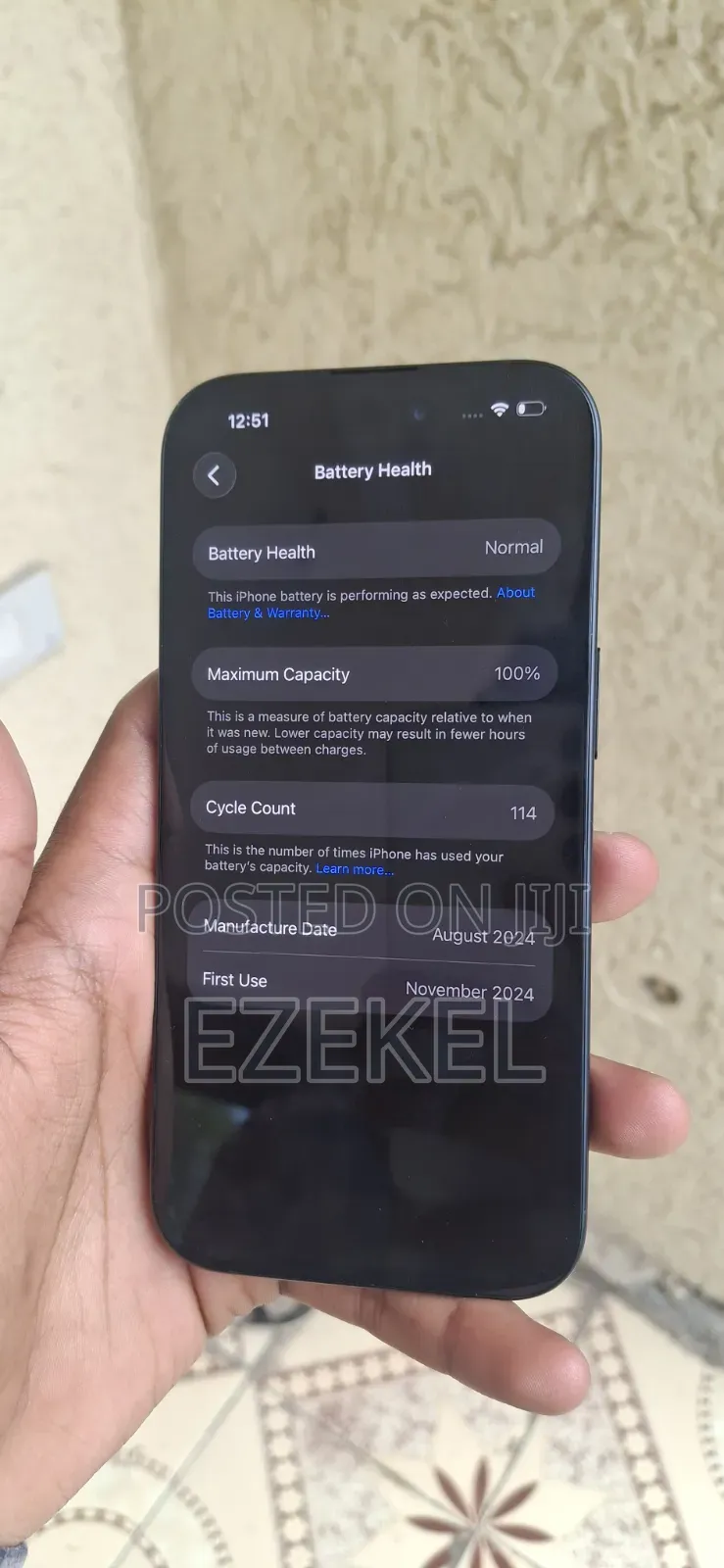 New Apple iPhone 15 128 GB Black