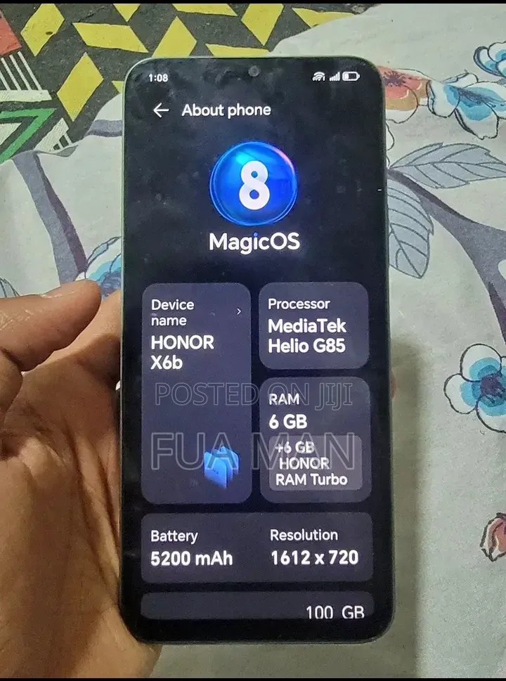 New Honor X6b 128 GB Gray