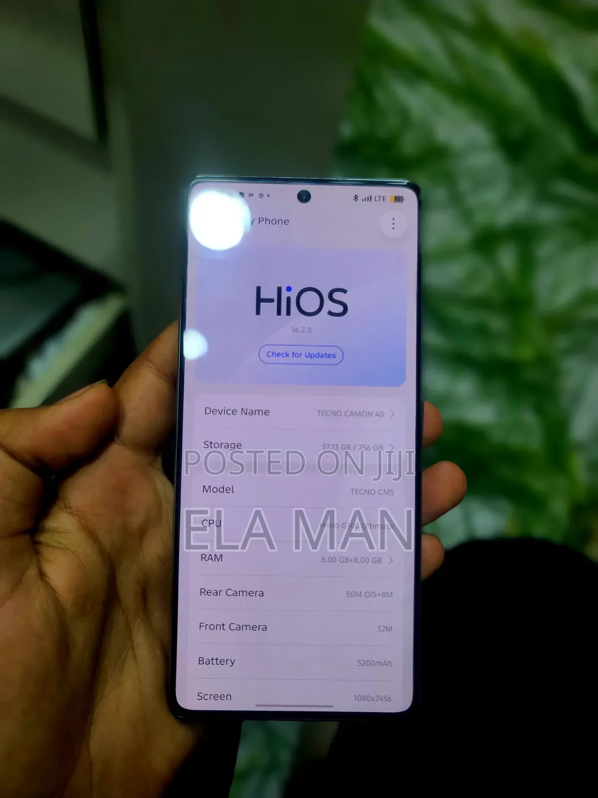 Tecno Camon 40 256 GB Blue