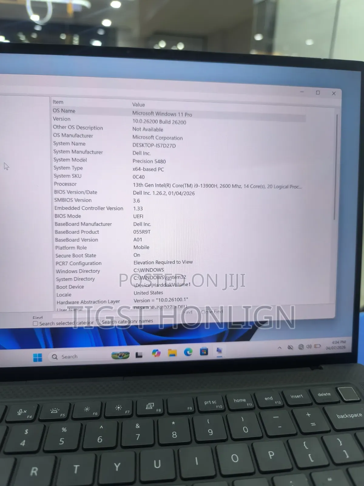 New Laptop Dell Precision 5480 32GB Intel Core i9 SSD 512GB
