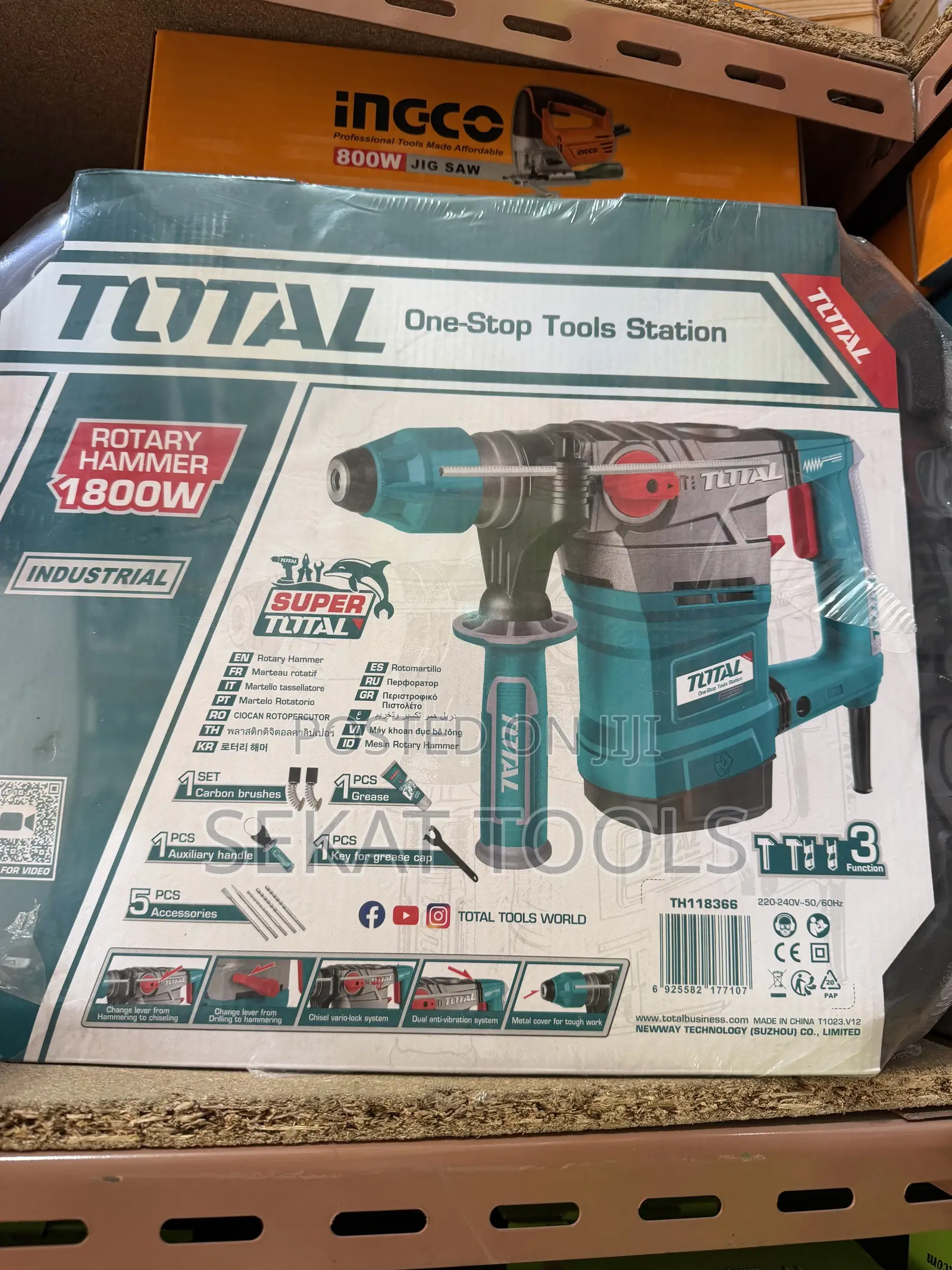 Total Rotary Hammer 1800w