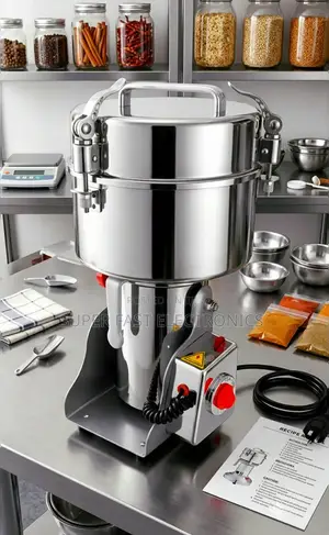3500g Commercial Electric Coffee Grinder – Stainless Steel High-Speed