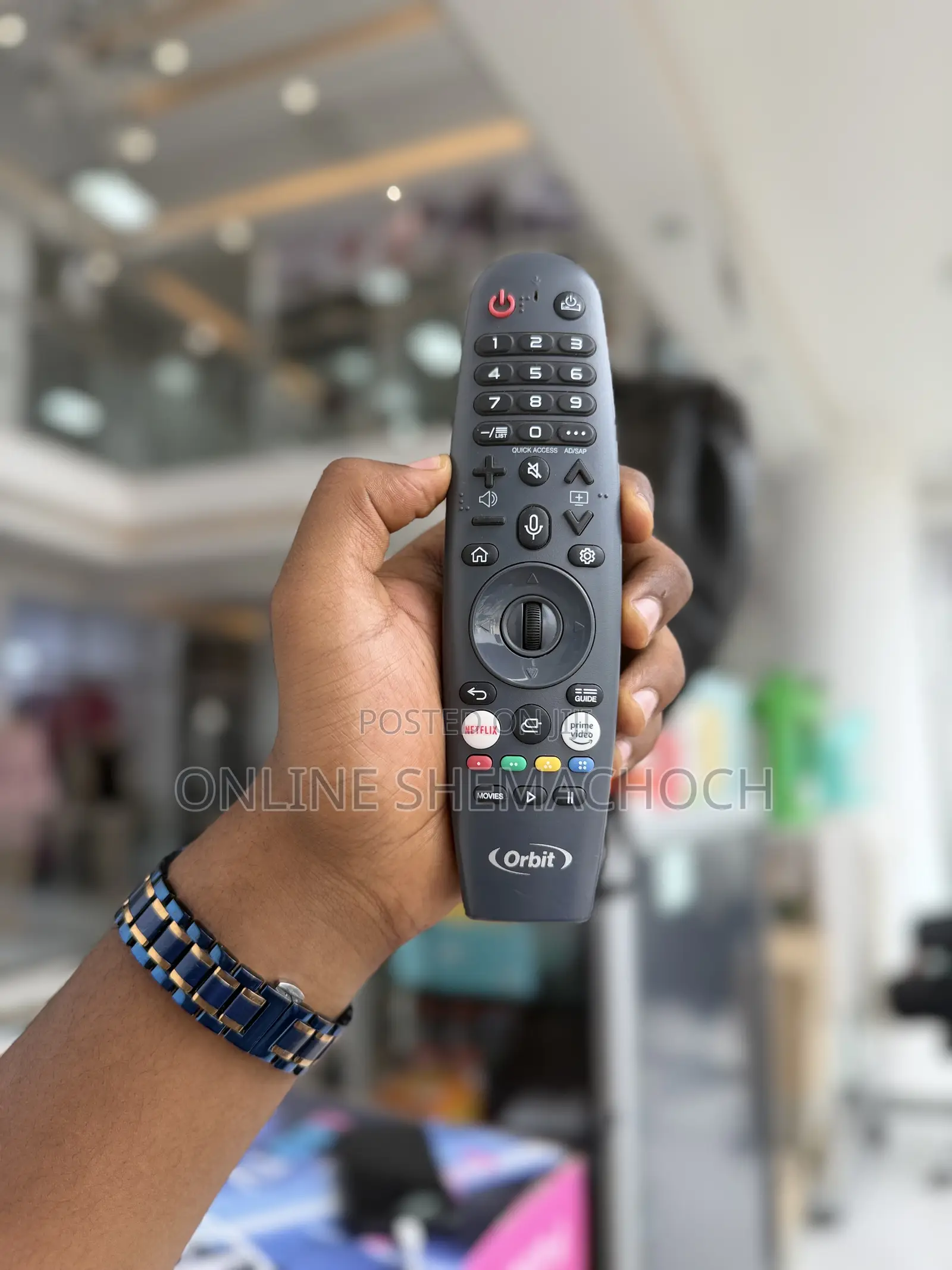 Orbit Tv Remote With Cursor Control
