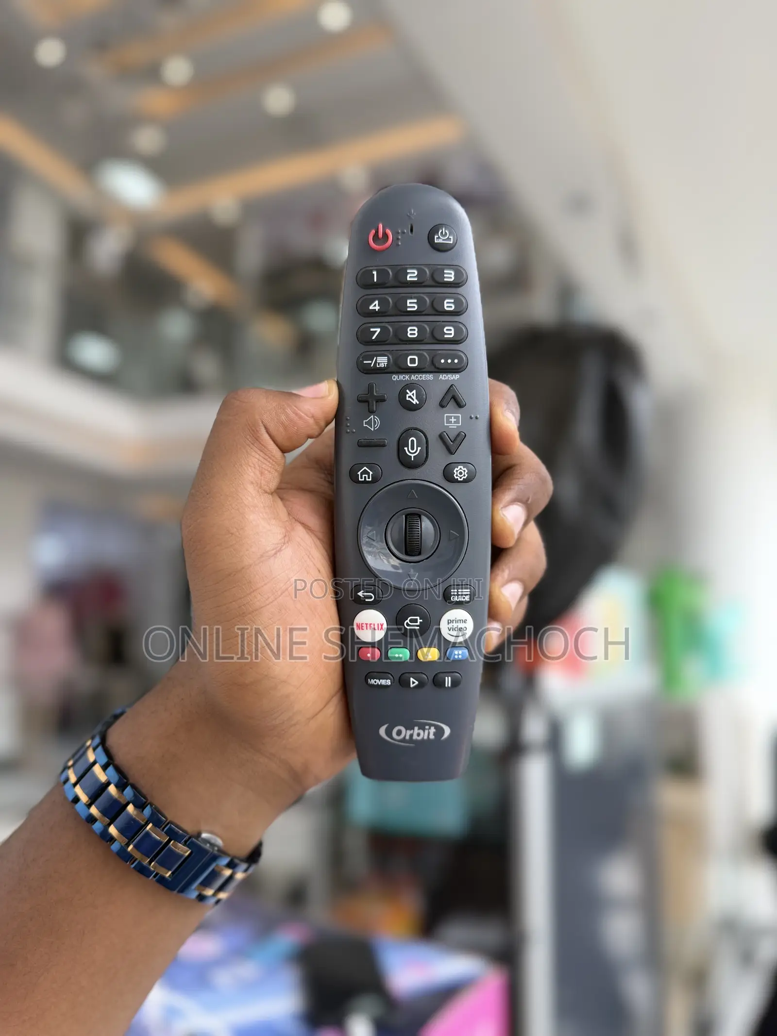 Orbit Tv Remote With Cursor Control