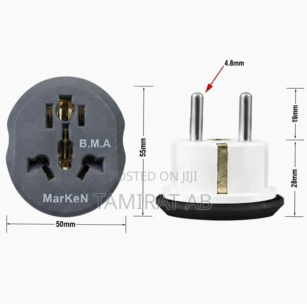 Universal 16a Travel Adapter Plug for Home Appliances