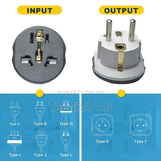 Universal 16a Travel Adapter Plug for Home Appliances