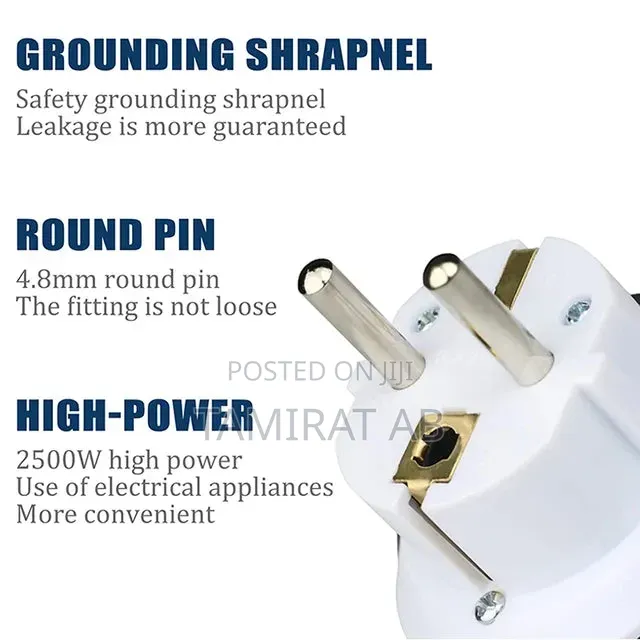Universal 16a Travel Adapter Plug for Home Appliances