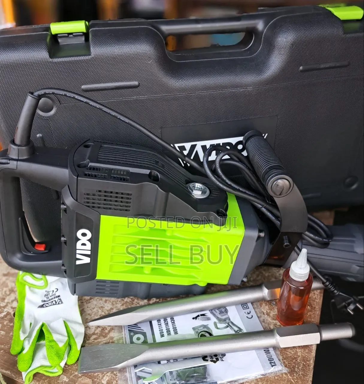 Vido Heavy Duty Demolition Breaker (ጃክ ሃመር)