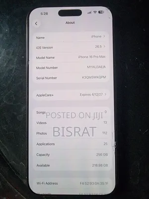 Apple iPhone 16 Pro 256 GB Gold