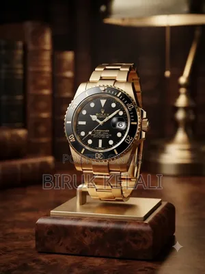 Rolex Submariner Date in Gold Witha Black Ceramic Bezel and Black Dial