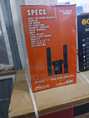 This Is a Mavrik Mv-3335h 3.1 Channel Multimedia Speaker System Featur