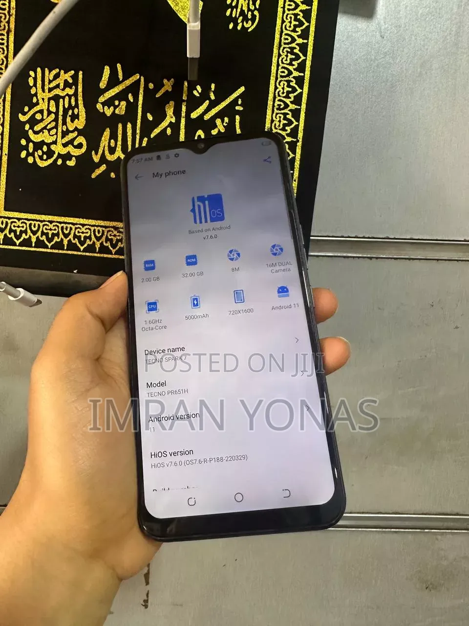 Tecno Spark 7 32 GB Black