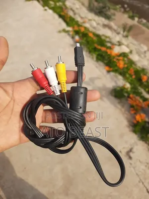 Nikon Eg-cp16 Audio Video Cable, To Connect Nikon Coolpix Cameras