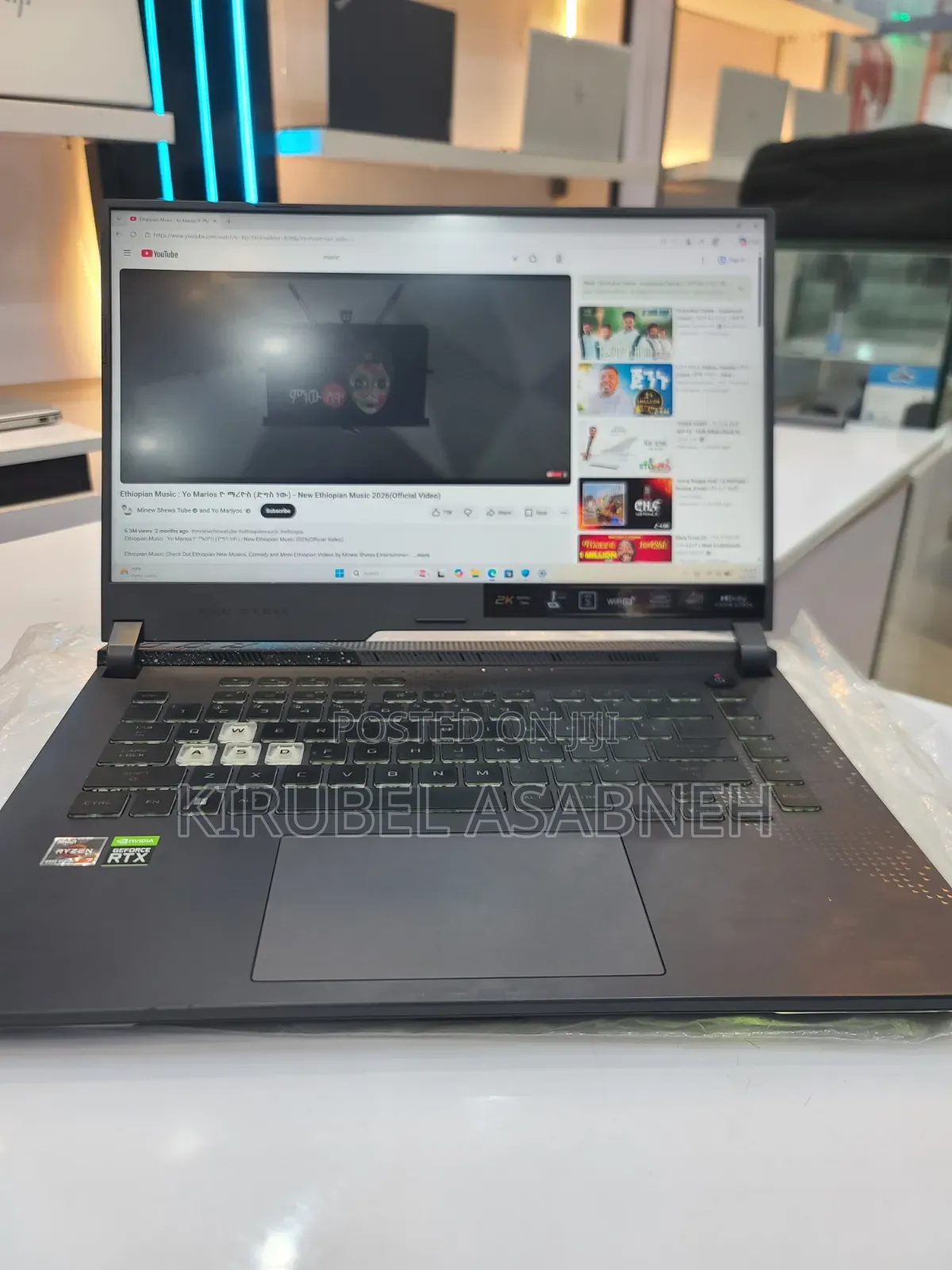 New Laptop Asus ROG Strix G15 16GB AMD Ryzen 7 SSD 512GB