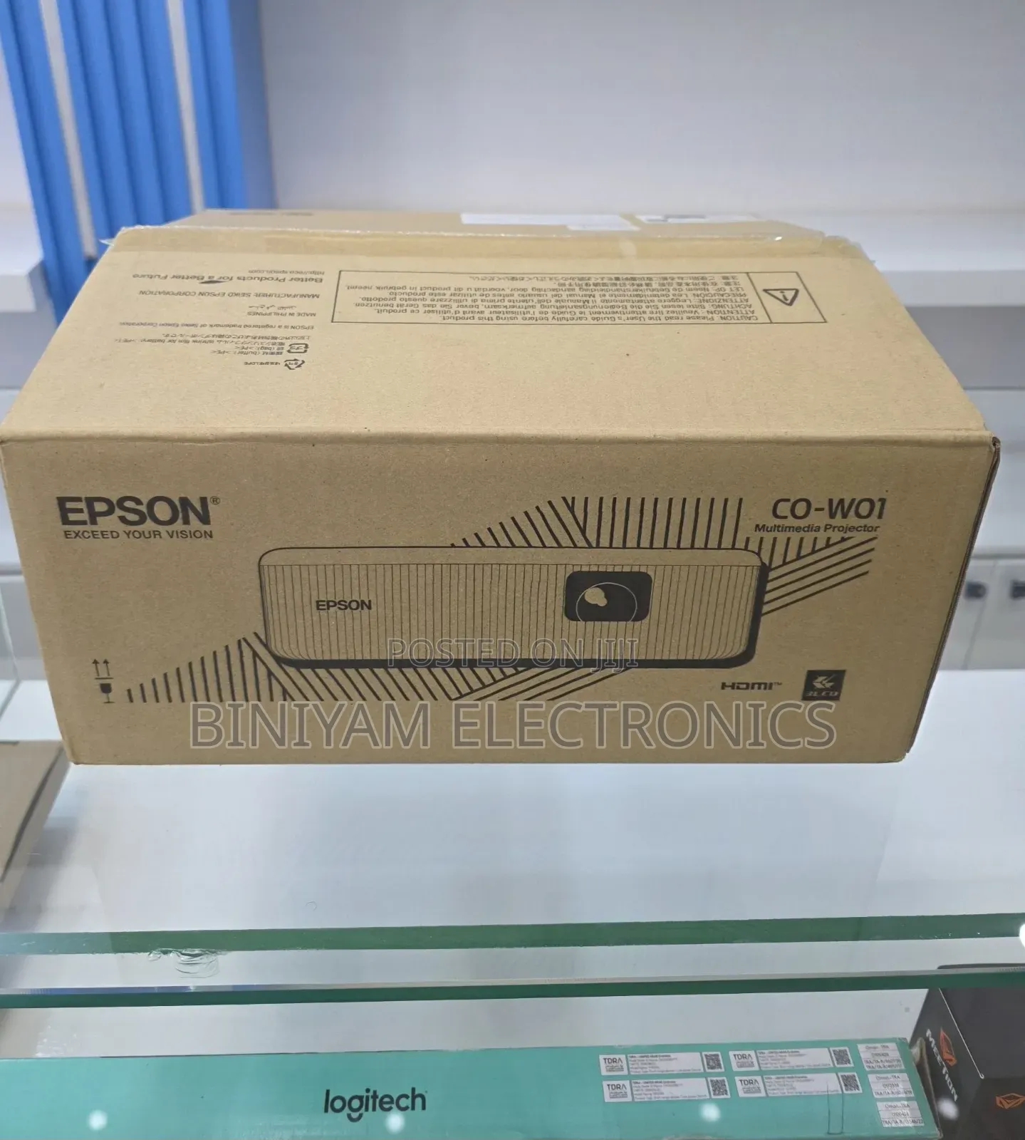 Epson Projector Model : Co-W01 With Cartoon