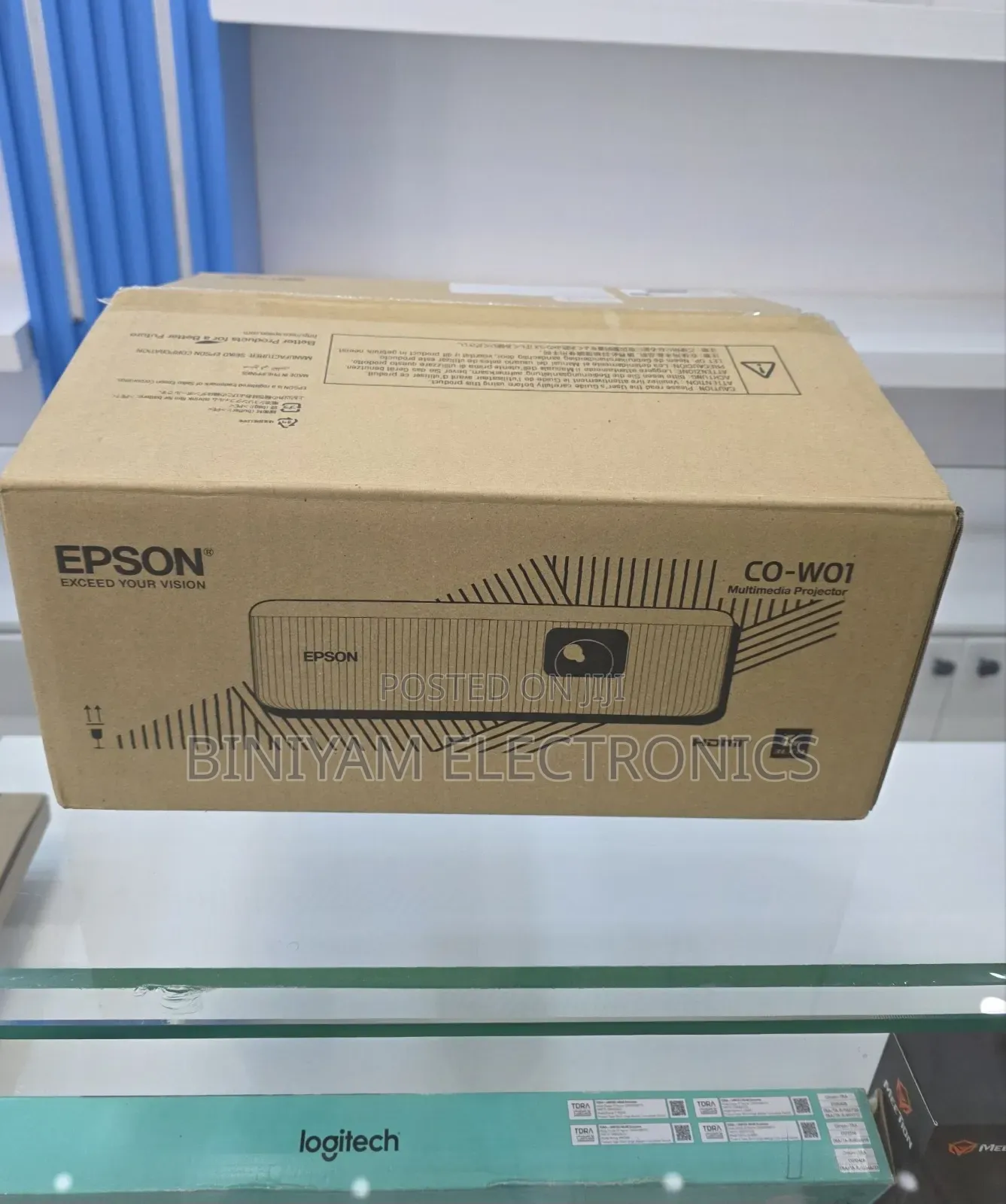 Epson Projector Model : Co-W01 With Cartoon