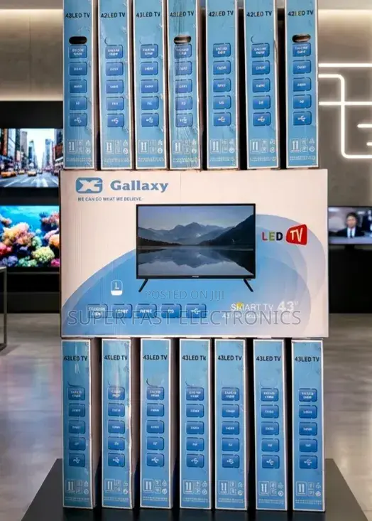 Gallaxy 43 Inch Tv Smart Led Tv Product Display Stack