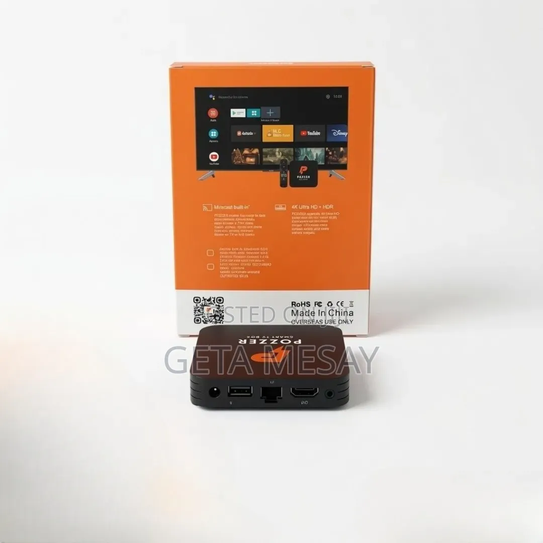 Pozzer 2026 Smart Tv Box | 128gb, 8gb Ram, Android 15.0
