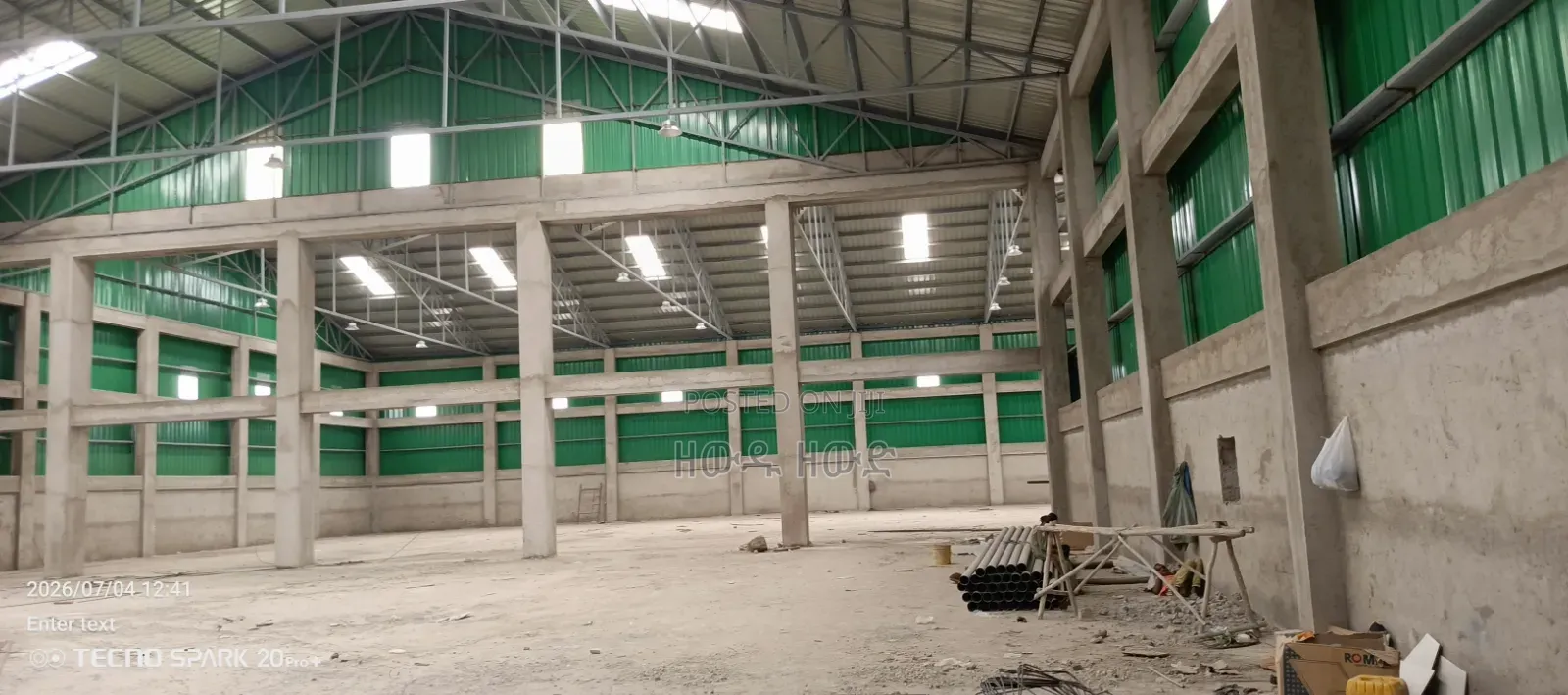 Warehouse for Rent for Factory and Store