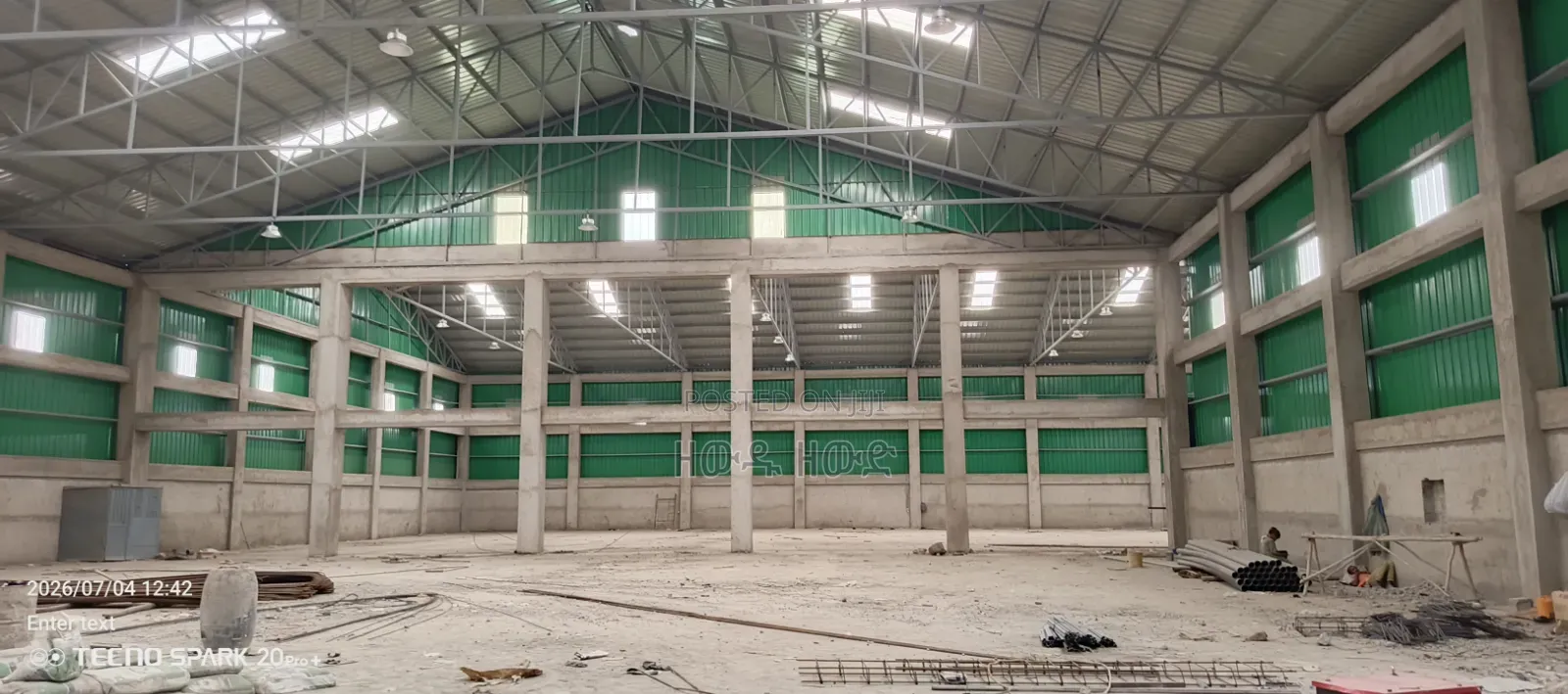 Warehouse for Rent for Factory and Store