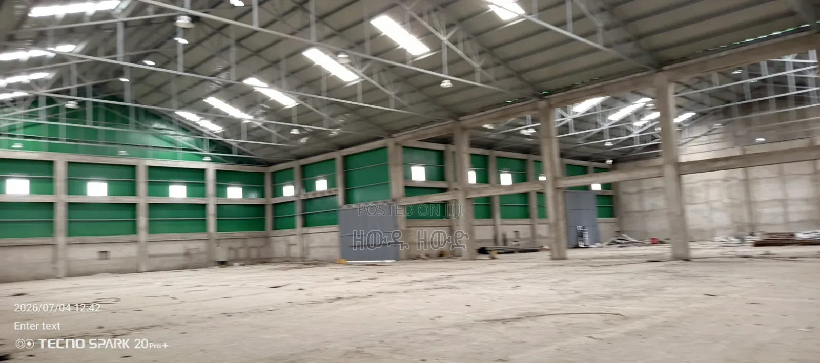 Warehouse for Rent for Factory and Store