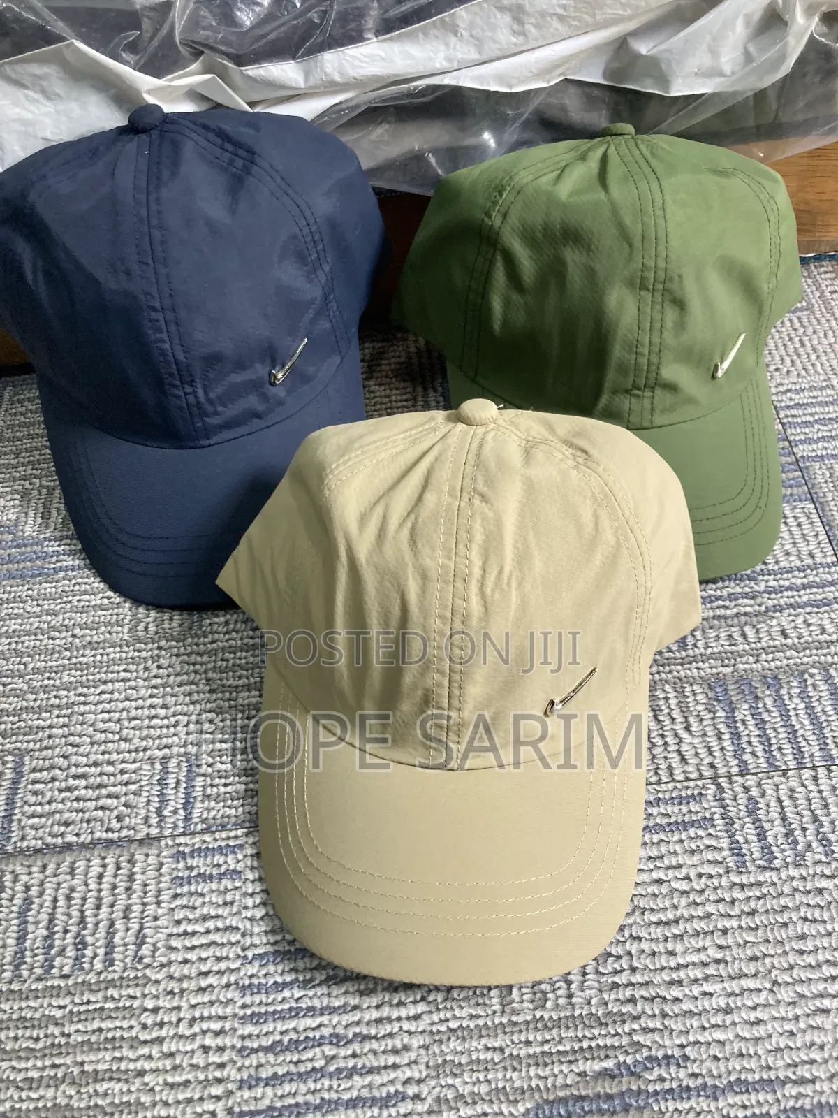 Nike Mini Metallic Swoosh Caps:
