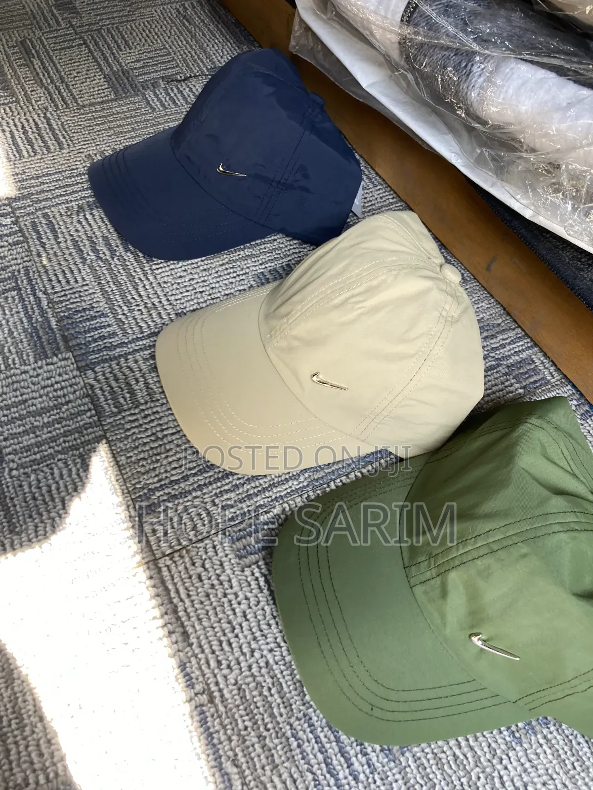 Nike Mini Metallic Swoosh Caps: