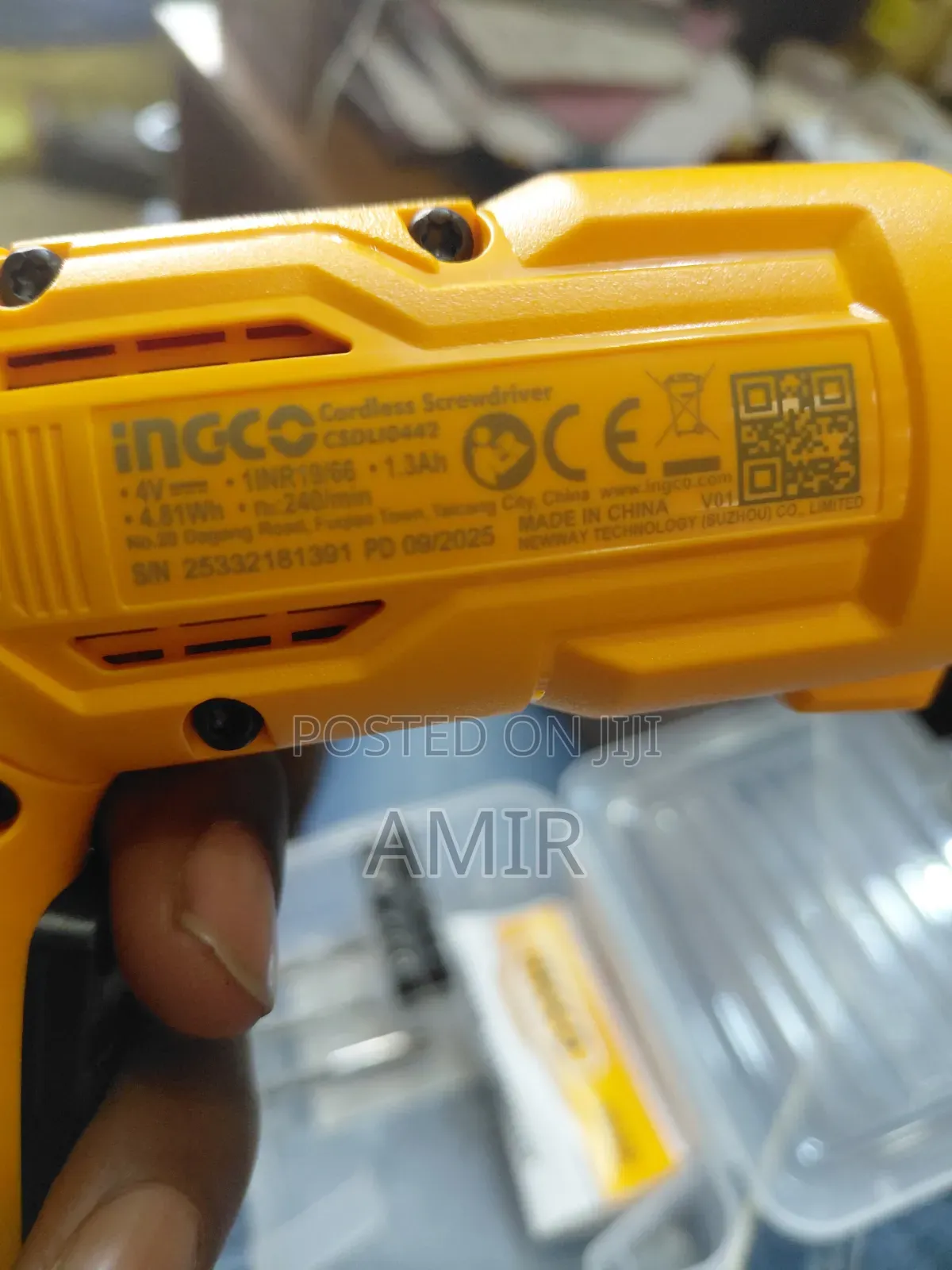 Ingco Cordless Screwdriver 4v
